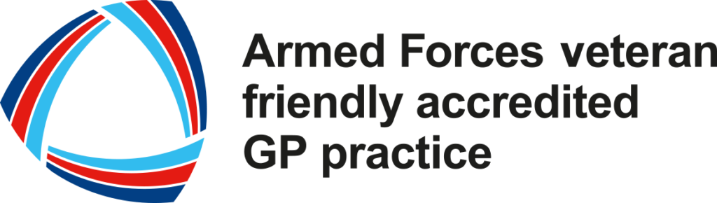 Armed Forces veteran friendly practice logo